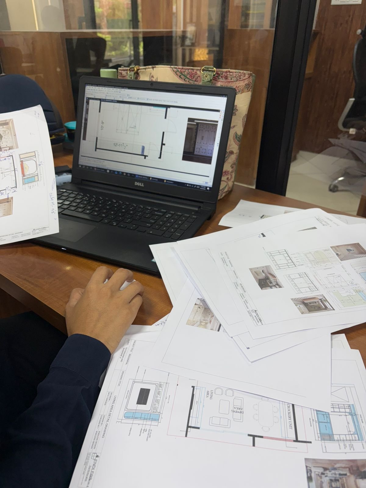 Home renovation Jaipur — design consultation and floor plan review by Endless Interior team