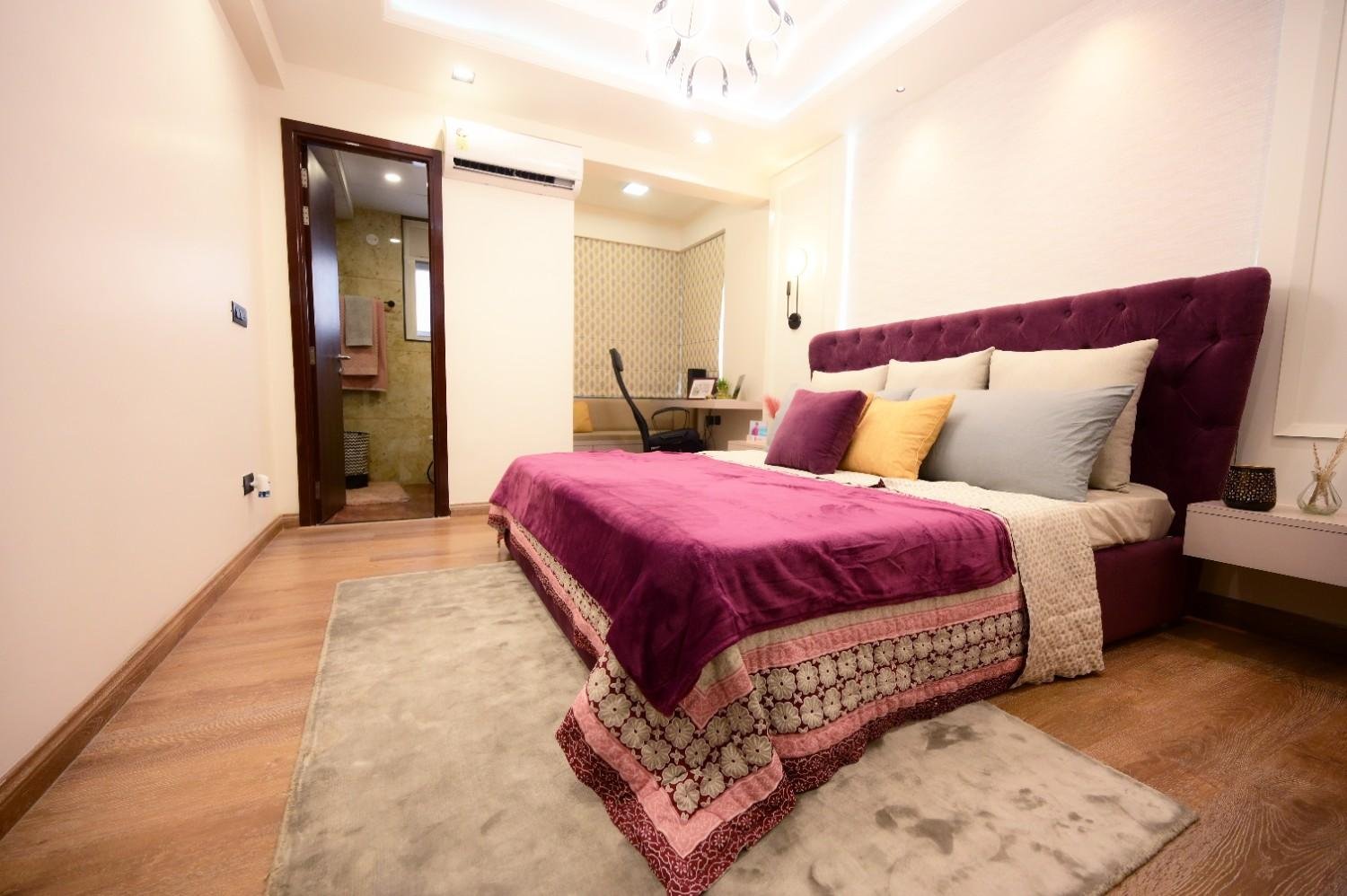 Barn door lounge area contemporary interior Civil Lines Jaipur — Endless Interiors and Construction