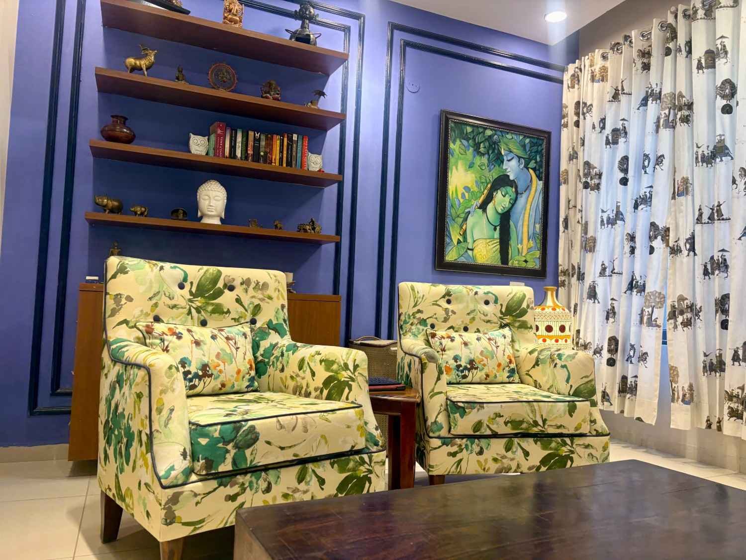 Indian contemporary sitting room — complete interior by Endless, Jaipur