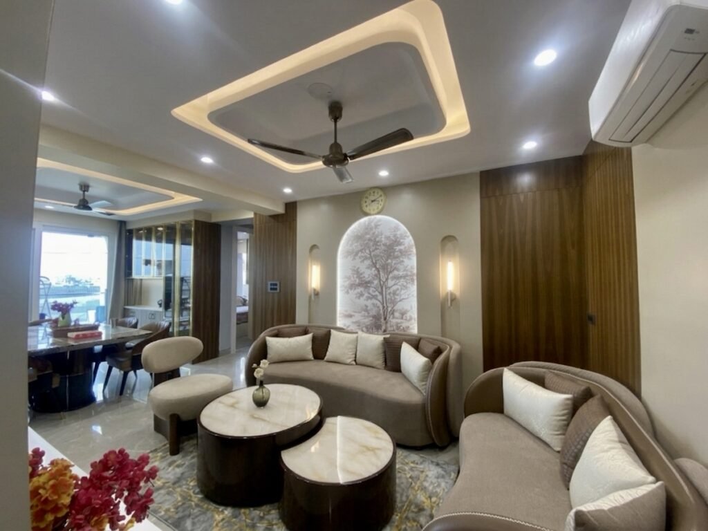 NRI home design Jaipur — completed luxury master bedroom interior by Endless Interiors and Construction